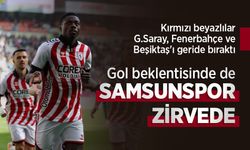 Gol beklentisinde de SAMSUNSPOR ZİRVEDE