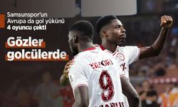 Samsunspor'un Avrupa da gol yükünü 4 oyuncu çekti, Gözler golcülerde