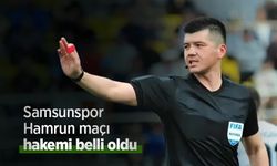 Samsunspor - Hamrun maçı hakemi belli oldu