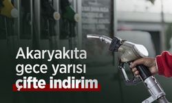 Akaryakıta gece yarısı çifte indirim