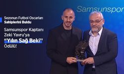 Samsunspor Kaptanı Zeki Yavru’ya “Yılın Sağ Beki” Ödülü! Sezonun Futbol Oscarları Sahiplerini Buldu