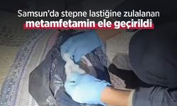 Samsun’da stepne lastiğine zulalanan metamfetamin ele geçirildi