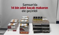 Samsun’da 14 bin adet kaçak makaron ele geçirildi