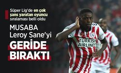 Süper Lig'de en çok şans yaratan oyuncu sıralaması belli oldu ...  MUSABA Leroy Sane'yi GERİDE BIRAKTI