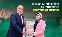 Başkan Sandıkçı’dan öğretmenlere güneydoğu sürprizi