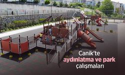 Canik'te aydınlatma ve park çalışmaları