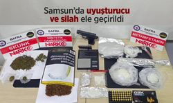 Samsun’da uyuşturucu ve silah ele geçirildi