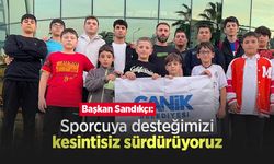 Başkan Sandıkçı: "Sporcuya desteğimizi kesintisiz sürdürüyoruz"