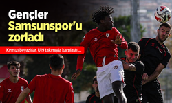 Gençler Samsunspor'u zorladı.
