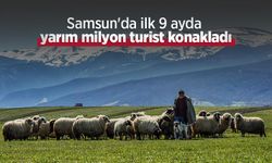 Samsun'da ilk 9 ayda yarım milyon turist konakladı