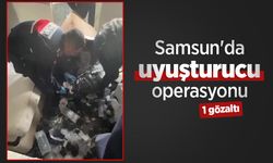 Samsun'da uyuşturucu operasyonu: 1 gözaltı