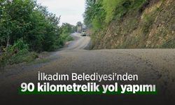 İlkadım Belediyesi'nden 90 kilometrelik yol yapımı