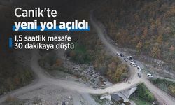 Canik'te yeni yol açıldı: 1,5 saatlik mesafe 30 dakikaya düştü