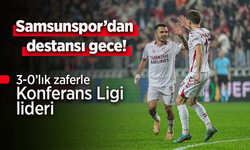 Samsunspor’dan destansı gece! 3-0’lık zaferle Konferans Ligi lideri