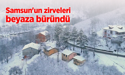 Samsun'un zirveleri beyaza büründü