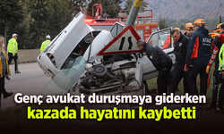 Genç avukat duruşmaya giderken kazada hayatını kaybetti