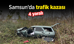 Samsun’da trafik kazası: 4 yaralı