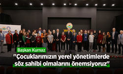 Başkan Kurnaz: "Çocuklarımızın yerel yönetimlerde söz sahibi olmalarını önemsiyoruz"