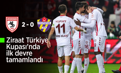 Ziraat Türkiye Kupası'nda ilk devre tamamlandı ..