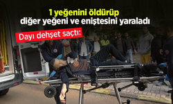 Dayı dehşet saçtı: 1 yeğenini öldürüp diğer yeğeni ve eniştesini yaraladı