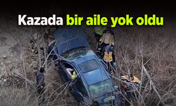 Kazada bir aile yok oldu