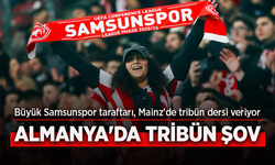 Büyük Samsunspor taraftarı, Mainz'de tribün dersi veriyor ...