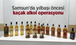 Samsun'da yılbaşı öncesi kaçak alkol operasyonu