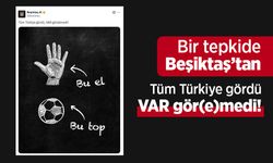 Bir tepkide Beşiktaş’tan "Tüm Türkiye gördü, VAR gör(e)medi!"
