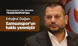 Ertuğrul Doğan: Samsunspor'un hakkı yenmiştir