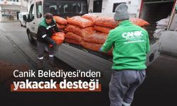 Canik Belediyesi'nden yakacak desteği