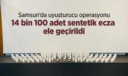 Samsun’da uyuşturucu operasyonu: 14 bin 100 sentetik ecza ele geçirildi