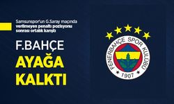 Samsunspor'un G.Saray maçında verilmeyen penaltı pozisyonu sonrası ortalık karıştı, F.BAHÇE AYAĞA KALKTI