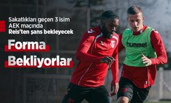 Sakatlıkları geçen 3 isim AEK maçında Reis'ten şans bekleyecek Forma Bekliyorlar