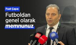 Fuat Çapa: Futboldan genel olarak memnunuz