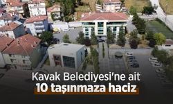 Kavak Belediyesi'ne ait 10 taşınmaza haciz