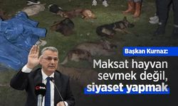 Başkan Kurnaz: "Maksat hayvan sevmek değil, siyaset yapmak"