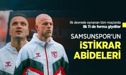 İlk devrede oynanan tüm maçlarda ilk 11 de forma giydiler, SAMSUNSPOR'UN iSTİKRAR ABİDELERİ