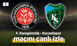 F. Karagümrük - Kocaelispor canlı izle