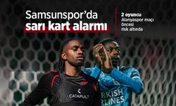 Samsunspor’da sarı kart alarmı: 2 oyuncu Alanyaspor maçı öncesi risk altında
