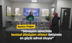 Başkan Doğan: "Dönüşüm sürecinde kentsel dönüşüm ofisleri iletişimin en güçlü adresi oluyor"