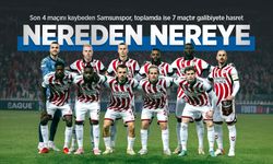 Son 4 maçını kaybeden Samsunspor, toplamda ise 7 maçtır galibiyete hasret, NEREDEN NEREYE