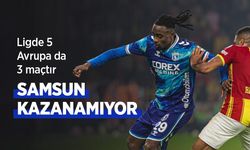 Ligde 5 Avrupa da 3 maçtır SAMSUN KAZANAMIYOR