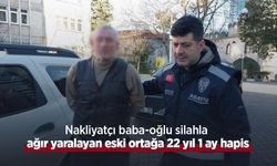 Nakliyatçı baba-oğlu silahla ağır yaralayan eski ortağa 22 yıl 1 ay hapis