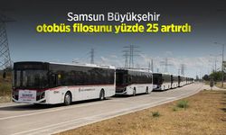 Samsun Büyükşehir otobüs filosunu yüzde 25 artırdı