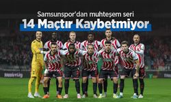 Samsunspor'dan muhteşem seri: 14 Maçtır Kaybetmiyor