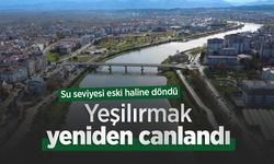 Yeşilırmak yeniden canlandı: Su seviyesi eski haline döndü