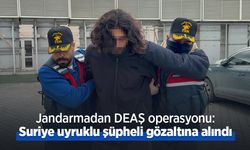 Jandarmadan DEAŞ operasyonu: Suriye uyruklu şüpheli gözaltına alındı