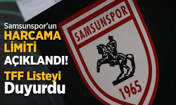 Samsunspor’un Harcama Limiti Açıklandı! TFF Listeyi Duyurdu