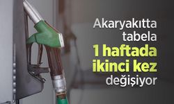 Akaryakıtta tabela 1 haftada ikinci kez değişiyor