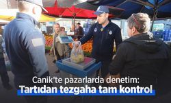Canik’te pazarlarda denetim: Tartıdan tezgaha tam kontrol